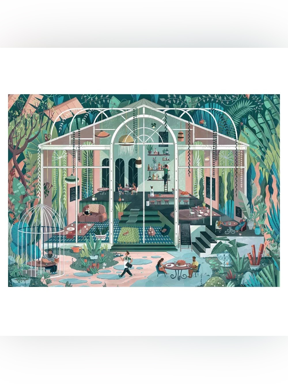 The Jungle Café | 1,000 Piece Jigsaw Puzzle by Trevell